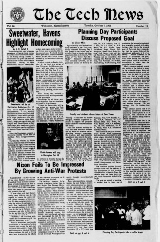 Tech News Volume 60, Issue 19,October 7, 1969 la vignette