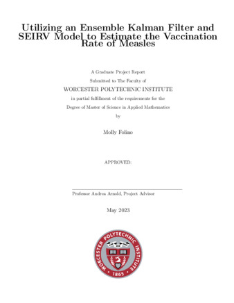 Utilizing an Ensemble Kalman Filter and SEIRV Model to Estimate the Vaccination Rate of Measles thumbnail