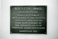 Boynton Hall Dedication Plaque 缩图