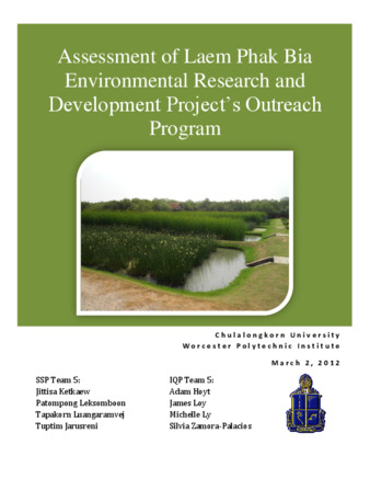 Assessment of Laem Phak Bia Environmental Research and Development Project’s Outreach Program thumbnail