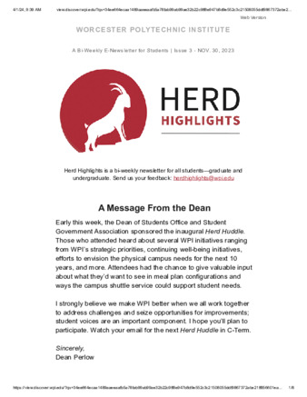 Herd Highlights, November 30, 2023 thumbnail