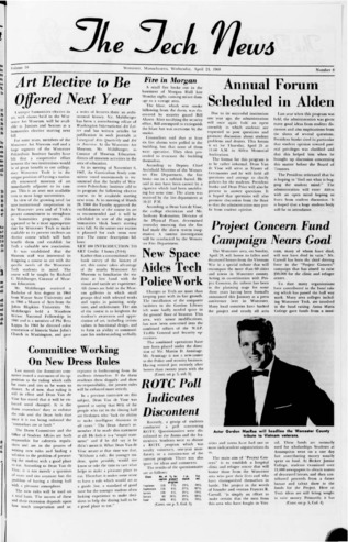 Tech News Volume 59, Issue 8, April 24, 1968 thumbnail