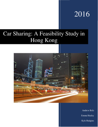 Car Sharing: A Feasibility Study in Hong Kong thumbnail