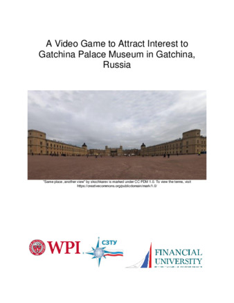 A Video Game to Attract Interest to Gatchina Palace Museum in Gatchina, Russia thumbnail