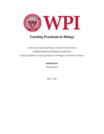 Teaching Practicum in Biology thumbnail