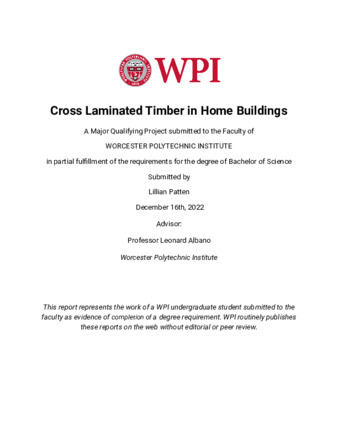 Cross-Laminated Timber in Home Building thumbnail