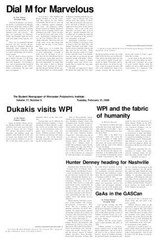 Newspeak Volume 17, Issue 06, February 21, 1989 thumbnail