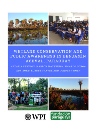Wetland Conservation and Public Awareness in Benjamín Aceval, Paraguay thumbnail