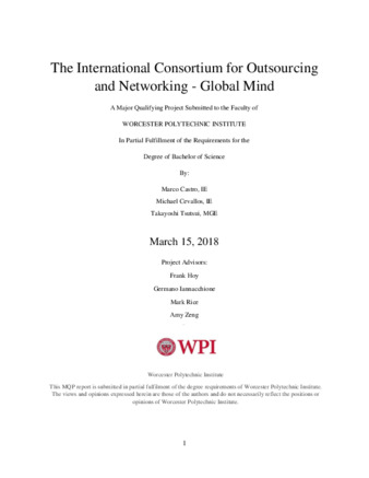 The International Consortium for Outsourcing and Networking - Global Mind thumbnail