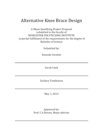 Alternative Knee Brace Design thumbnail