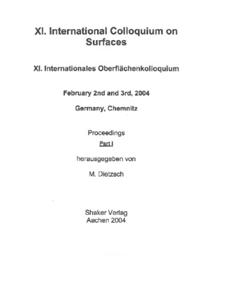 Comparison of surface texture measurement systems thumbnail