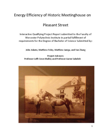 Energy Efficiency of Historic Meetinghouse on Pleasant Street thumbnail