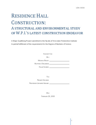 Residence Hall Construction thumbnail