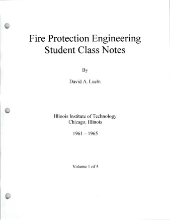 Student Class Notes, Volume 1 thumbnail
