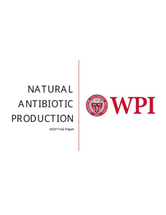 Natural Antibiotic Production thumbnail